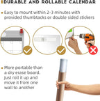 Large Dry Erase Wall Calendar - Image 5