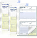 300 Sets Service Call Log Book 5 5/8 x 8 1/2" 2 Part Carbonless 2 Message Sets by Unknown