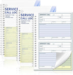 300 Sets Service Call Log Book 5 5/8 x 8 1/2" 2 Part Carbonless 2 Message Sets by Unknown
