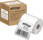 4" x 2" Thermal Labels | 4 Rolls | 3040 Labels | fits Zebra, Offnova Thermal by EcothermProducts