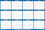 32" x 48" SwiftGlimpse 2026 Wall Calendar Erasable Large XL Wet & Dry Erase - Image 2