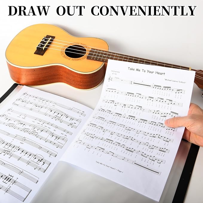 Music Folder Sheet Music Folders 24 Pack Binder Music Choral Storage Holder - Image 4