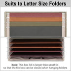 File Organizer Box, Collapsible Storage Filling Collectior - Image 3