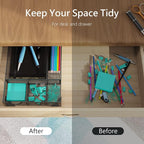 ITAYVAN Desk Drawer Organizer, Office Desk Organizer Tray - Image 2