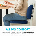 FORTEM Seat Cushion, Office Chair Cushion, Lumbar Support Pillow - Image 5
