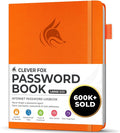Clever Fox Password Book with alphabetical tabs. Internet Address Organizer by CleverFox