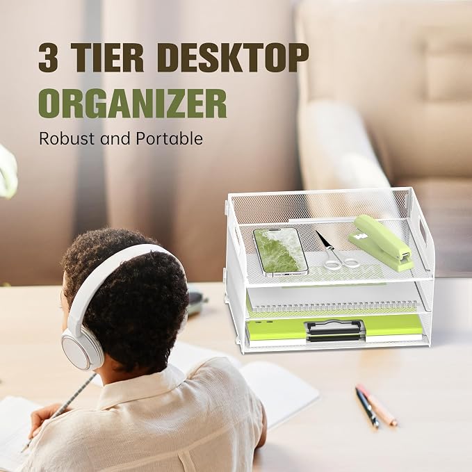 Daltack 3-Tier Paper Organizer - Image 2
