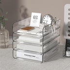 FANXIYQ 4-Tier Acrylic Paper Tray Organizer - Image 2