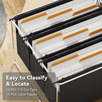 Ansook Extra Capacity Hanging File Folders Legal Size, Heavy Duty 4" Expansion - Image 4