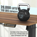 SHW 55 x 28 Inches Electric Height Adjustable Standing Desk - Image 8