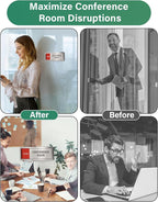 Meeting Room Sliding Door Signs Do Not Disturb, In Use/Available Slider Sign - Image 4