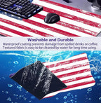 American Flag XXL Extended Mouse Pad, Laptop Pad, Waterproof, Non Slip - Image 6