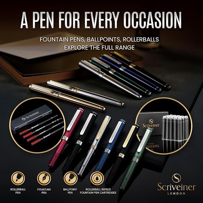 Scriveiner British Racing Green Fountain Pen - Image 6