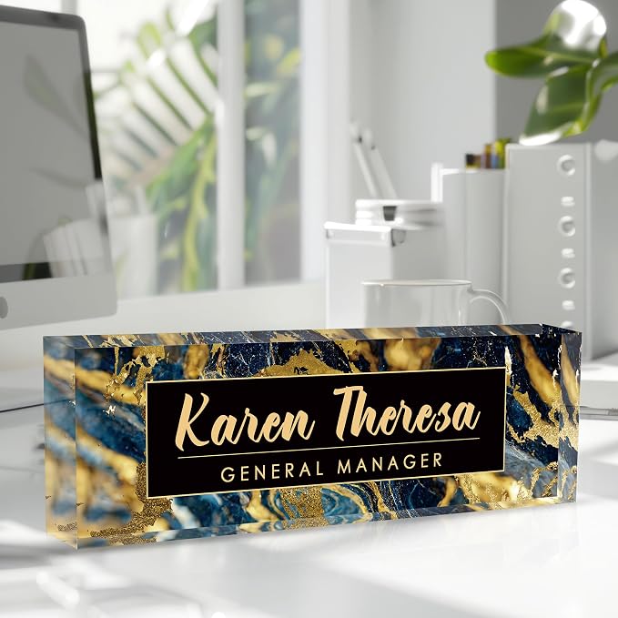 Custom Office Name Plate, Personalized Gifts - Image 2