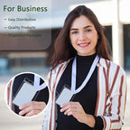 50 Pcs Vertical Clear ID Badge Holders, 3.5×2.5 Inch Waterproof PVC Plastic - Image 5