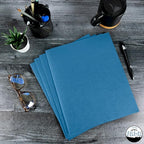 FILE-EZ Two-Pocket Folders, Light Blue, Textured Paper, Letter Size - Image 7