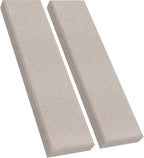 2 Pack 2" Thick Acoustic Panels, 47.24" X 11.81" Fiberglass Wall Panel by UMIACOUSTIC