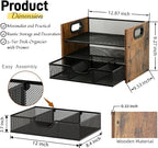 Wood Desk Organizer - Image 3