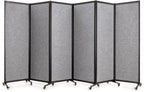 Upgrade Version Room Partition and Divider, Freestanding Rolling Dividers by StrongBird