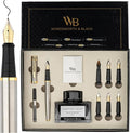 Wordsworth & Black Calligraphy Pen Gift Set, Includes Bottle, 6 Cartridges by WordsworthBlack