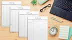 Better Office Products Activity Log Notepad, 8.5" x 11", Planning Note Pad - Image 6