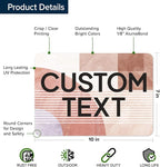 Custom Sign, Custom Street Sign, 11 Font Colors, 13 Font Styles, 4 Hole Options - Image 6