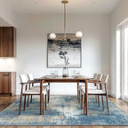 GENIMO Washable Area Rugs for Living Room, 8x10 Modern Non Slip Rugs, Low Pile - Image 4
