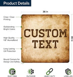 Custom Sign, Custom Street Sign, 11 Font Colors, 13 Font Styles, 4 Hole Options - Image 6