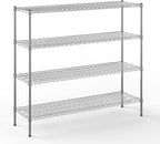 Regal Altair 18" Deep x 60" Wide x 54" Height Wire Shelving Kit | 4-Tier | NSF by Regal+Altair