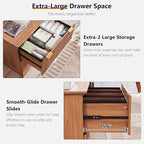 JXQTLINGMU 2 Drawer File Cabinet - Image 4