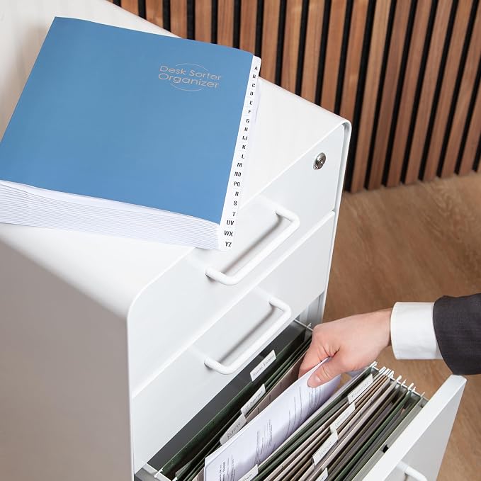 Smead Expandable Office Desk File Sorter, Office Supplies, Alphabetic Desk - Image 7