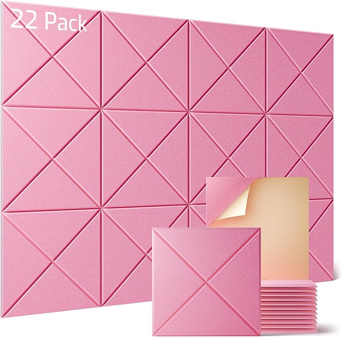 Sonicism 22 Pack X-Lined Acoustic Panels by Sonicism