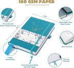 VIVID SCRIBBLES Dotted Journal – 160gsm Bleed Proof Thick White Paper – 200 - Image 4