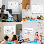 White Board Dry Erase Calendar for Wall, Magnetic Weekly Schedule-Board - Image 6