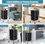 RELAX4LIFE 6-Drawer Rolling Storage Cart - Image 5