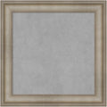 Amanti Art Silver Framed Magnetic Board 25x25 Medium Vision Board by AmantiArt
