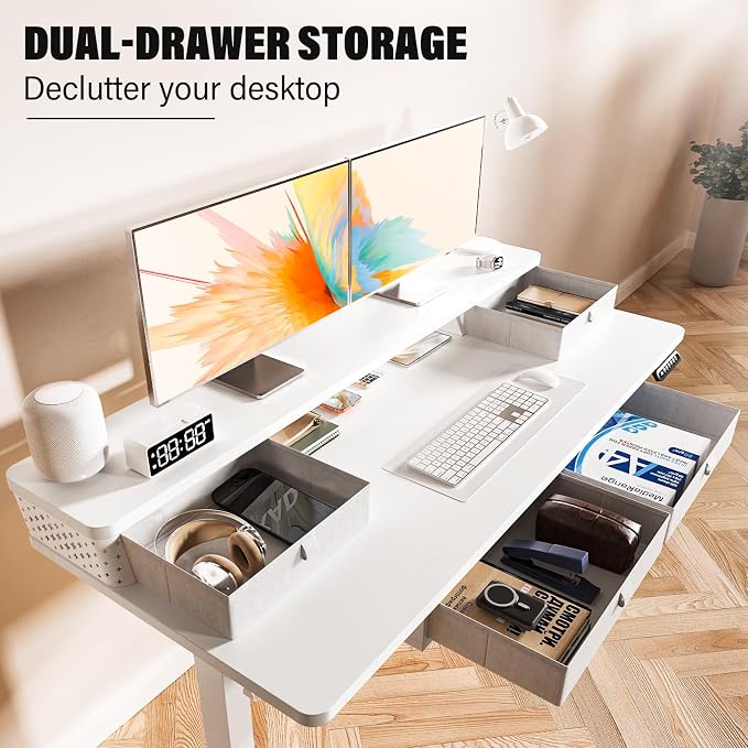 Kingant 55 x 24 Inch Electric Standing Desk - Image 4
