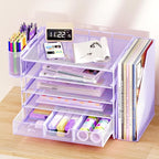 OPNICE Desk Organizer, 5-Tier Paper File Organizer - Image 6