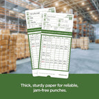uPunch 300 Time Cards for Green HN3000 AutoAlign Time Clocks - Image 5