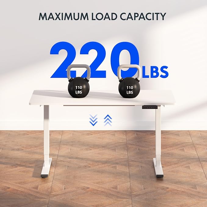 FLEXISPOT E6 3-Stage Dual Motor 60 x 24 Electric Standing Desk Sit Stand Up Desk - Image 3