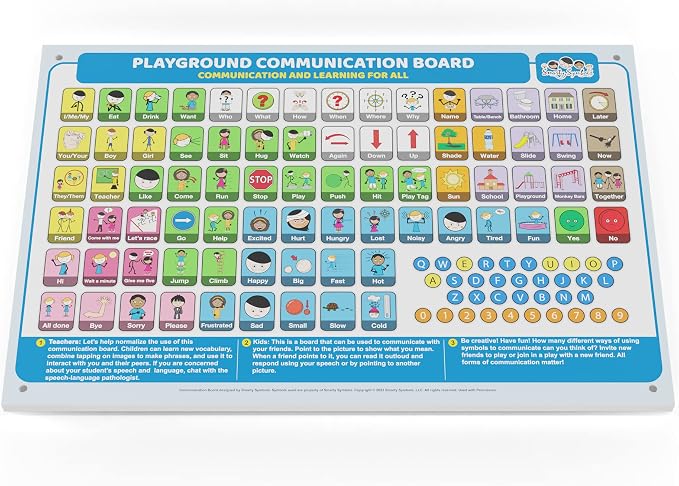 Outdoor Rated Plastic School Playground Communication Board - Image 4