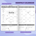 Clever Fox Planner – Undated Weekly & Monthly Planner - Image 4