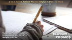 DISCOUNT PROMOS Twist Action Plastic Stylus Pens, Bulk Pack - Image 4