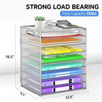 Cawukege 9 Tier Paper Organizer - Image 6