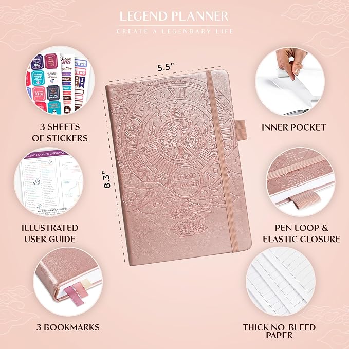 Legend Planner – Weekly & Monthly Life Planner to Hit Your Goals & Live - Image 2
