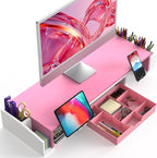 Simple Houseware Desk Dual Monitor Stand Riser - Image 2