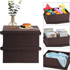 HOONEX Linen Foldable Storage Bins - Image 3