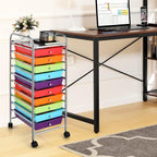 GLACER 10 Drawers Rolling Cart, Storage Cart - Image 2