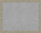 Amanti Art Silver Framed Magnetic Board 36x44 X-Large Vision Board by AmantiArt