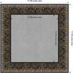 Amanti Art Black Framed Magnetic Board 17x17 X-Small Vision Board - Image 4